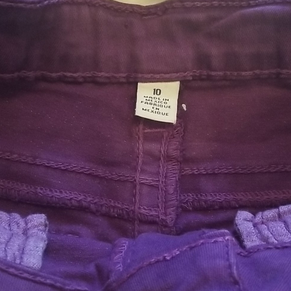 True Religion Girl's Purple Jeans Size 10 Skinny - Picture 6 of 10